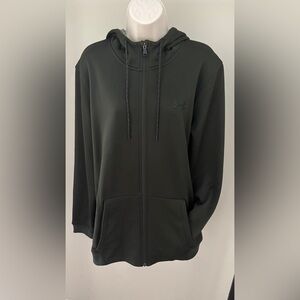 Under Armour Black and Gray Zip-Up Jacket